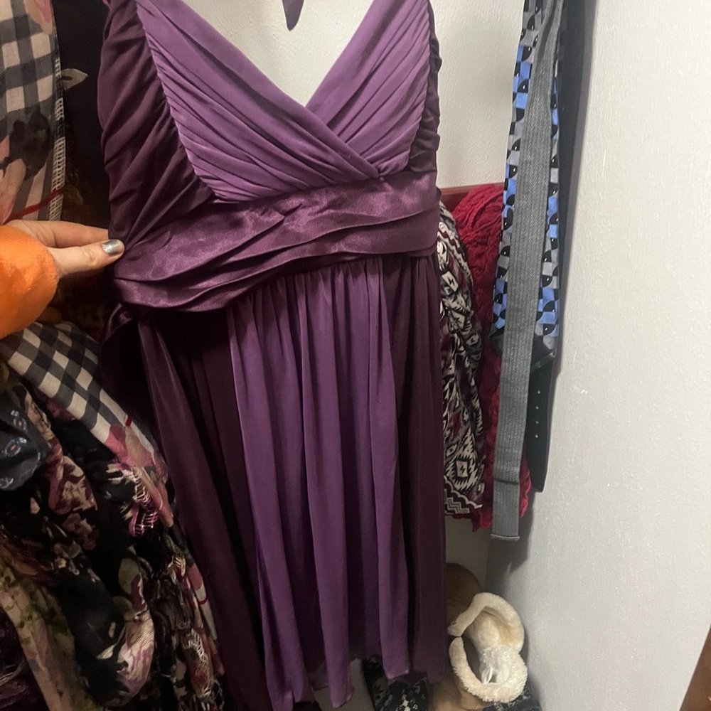 Formal , plum cocktail dress